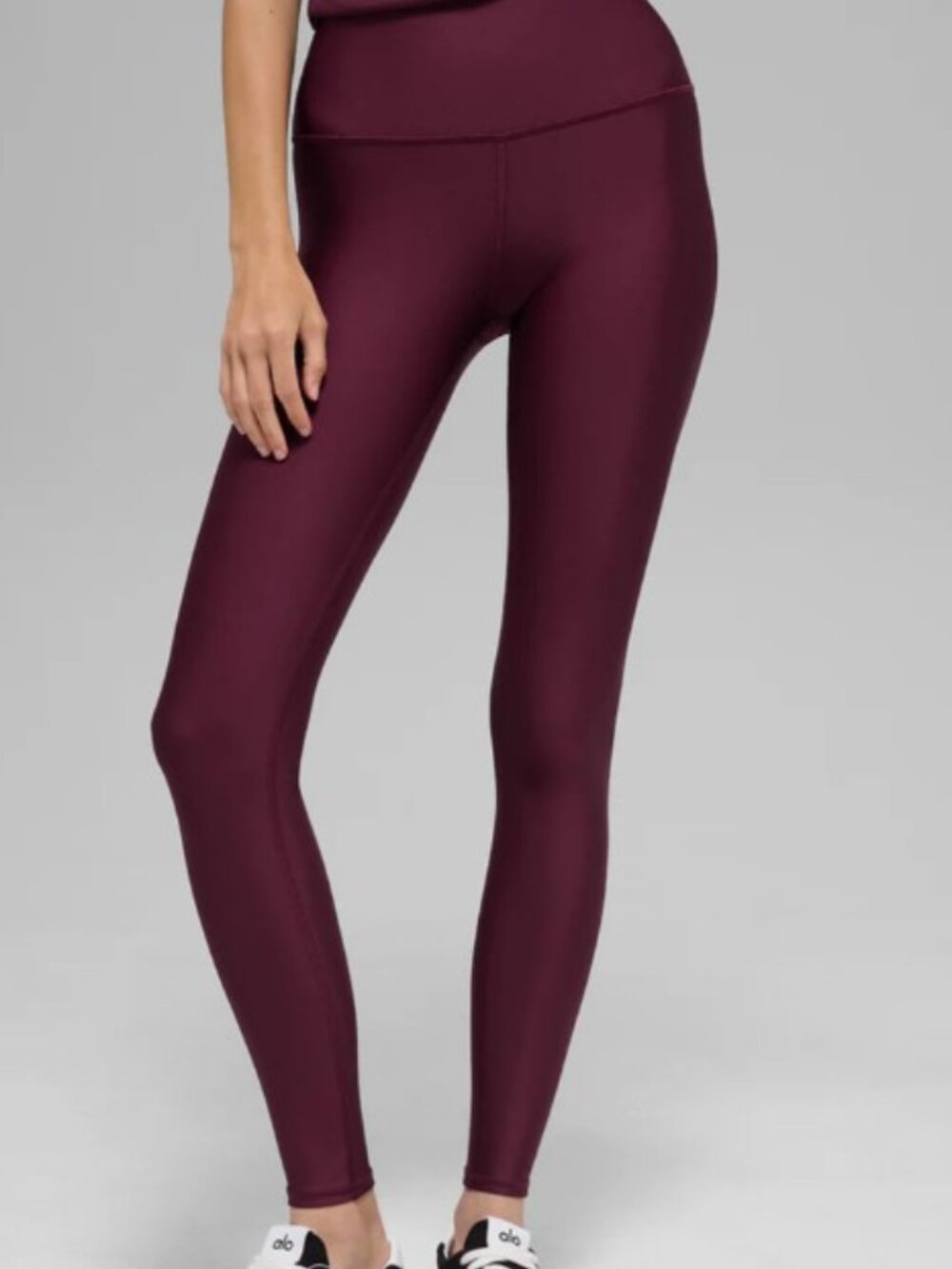 Alo Yoga Burgundy Airlift Legging, Small